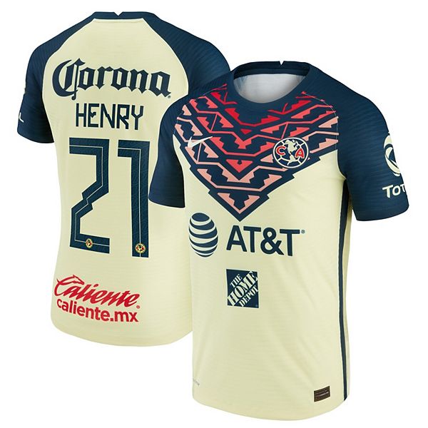 Nike Men's Henry Martin Yellow Club America 2021/22 Home Vapor