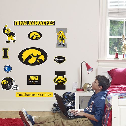 Fathead Junior Iowa Hawkeyes Logo Wall Decals