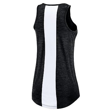 Women's Nike Black Colorado Rockies Right Mix High Neck Tank Top