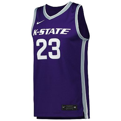 Men's Nike #23 Purple Kansas State Wildcats Replica Basketball Jersey