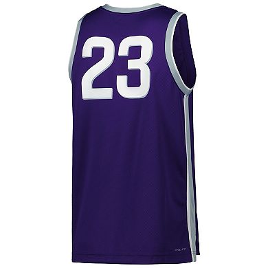Men's Nike #23 Purple Kansas State Wildcats Replica Basketball Jersey