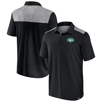 Men's Fanatics Branded Black New York Jets Long Shot Polo