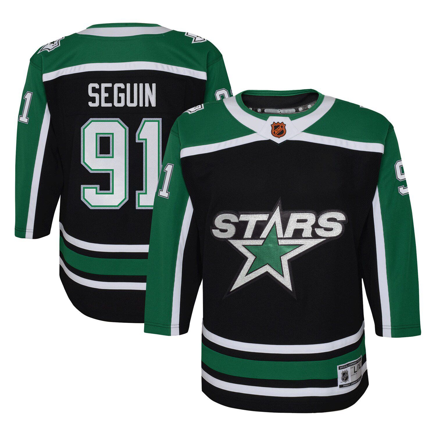 Men's adidas Tyler Seguin Kelly Green Dallas Stars Home Authentic Player  Jersey