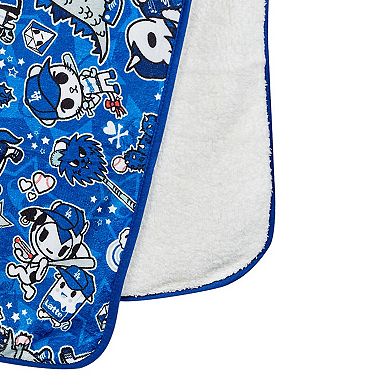 tokidoki Los Angeles Dodgers 60" x 50" Plush Blanket