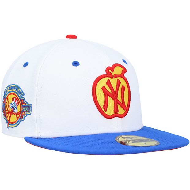 Men's New Era White/Royal New York Yankees 100th Anniversary