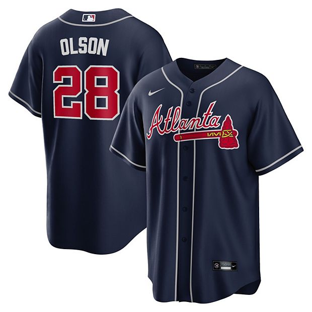 MLB Atlanta Braves (Matt Olson) Women's Replica Baseball Jersey.