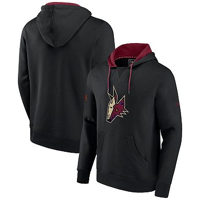 Men's Fanatics Branded Black Arizona Coyotes Special Edition 2.0 Team Logo Pullover Hoodie