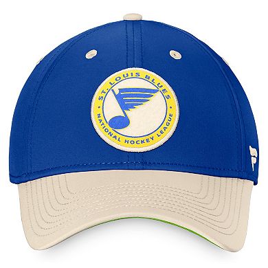 Men's Fanatics Royal/Khaki St. Louis Blues True Classics Retro Flex Hat