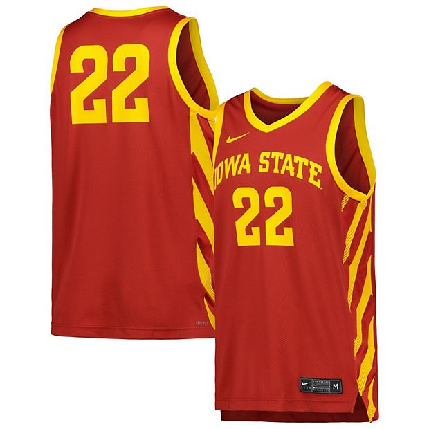 Men's Nike Cardinal Iowa State Cyclones Replica Basketball Jersey