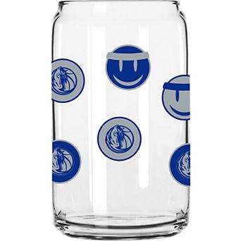 Dallas Mavericks 16oz. Smiley Can Glass