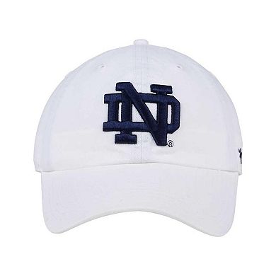 Men's '47  White Notre Dame Fighting Irish Clean Up Adjustable Hat