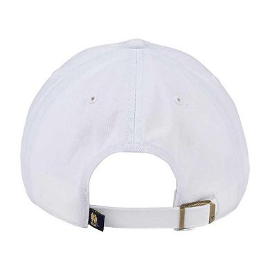 Men's '47  White Notre Dame Fighting Irish Clean Up Adjustable Hat