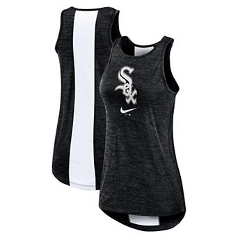 Women's Nike Black Chicago White Sox Right Mix High Neck Tank Top