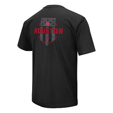 Men's Colosseum Black Houston Cougars OHT Military Appreciation T-Shirt