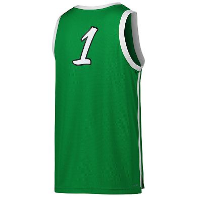 Men's Nike #1 Kelly Green Marshall Thundering Herd Replica Basketball Jersey