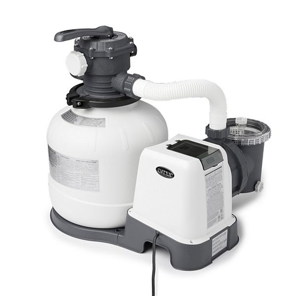 Intex 26647EG 2800 GPH Above Ground Pool Sand Filter Pump with