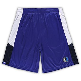 Men's Fanatics Branded Blue Dallas Mavericks Big & Tall Champion Rush Practice Shorts