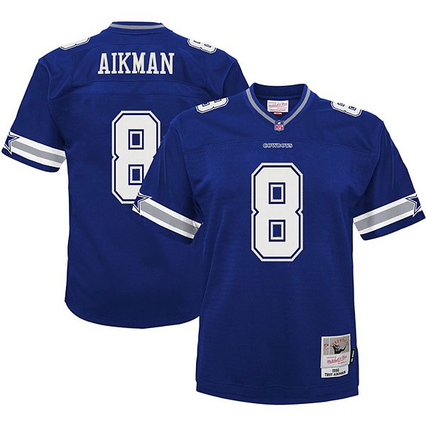 Toddler Mitchell & Ness Troy Aikman Navy Dallas Cowboys 1996 Retired Legacy Jersey Size: 2T