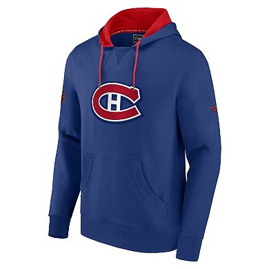 Men's Fanatics Branded Blue Montreal Canadiens Special Edition 2.0 Team Logo Pullover Hoodie