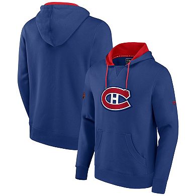 Men's Fanatics Branded Blue Montreal Canadiens Special Edition 2.0 Team Logo Pullover Hoodie