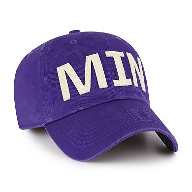 Women's '47 Purple Minnesota Vikings Finley Clean Up Adjustable Hat