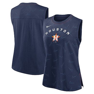 Women's Nike Navy Houston Astros Muscle Play Tank Top