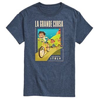 Disney's Luca Men's La Grande Postcard Graphic Tee