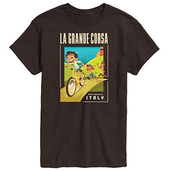 Disney's Luca Men's La Grande Postcard Graphic Tee
