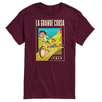 Disney's Luca Men's La Grande Postcard Graphic Tee