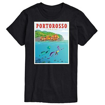 Disney's Luca Men's Portorossa Italy Postcard Graphic Tee