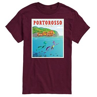 Disney's Luca Men's Portorossa Italy Postcard Graphic Tee