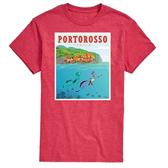Disney's Luca Men's Portorossa Italy Postcard Graphic Tee