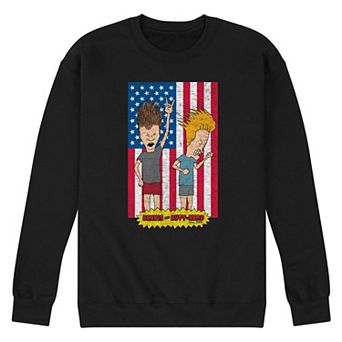 Men's Beavis And Butthead Americana Sweatshirt