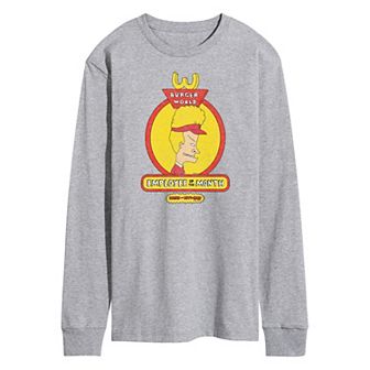 Men's Beavis And Butthead Employee Of The Month Long Sleeve Tee