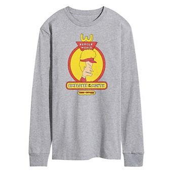 Men's Beavis And Butthead Employee Of The Month Long Sleeve Tee