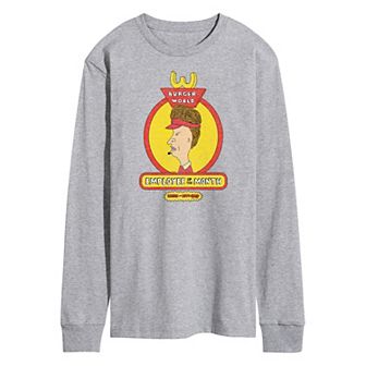Men's Beavis And Butthead Employee Of The Month Long Sleeve Tee