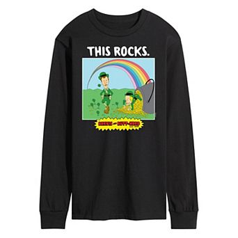 Men's Beavis And Butthead St Patricks Day Long Sleeve Tee