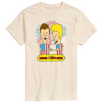 Men's Beavis And Butthead USA Firework Tee