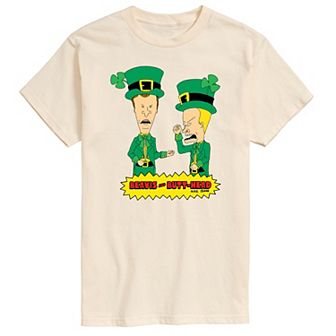 Men's Beavis And Butthead St. Patrick's Day Tee