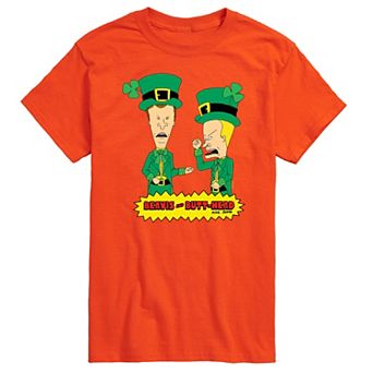 Men's Beavis And Butthead St. Patrick's Day Tee