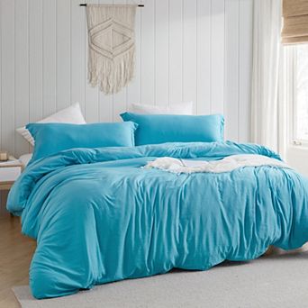 Natural Loft® Oversized Comforter - Aqua