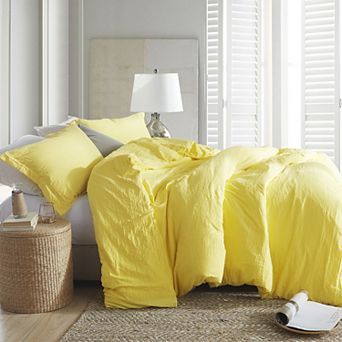 Natural Loft® Oversized Comforter - Limelight Yellow