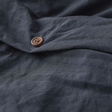 Natural Loft® Oversized Comforter - Faded Black