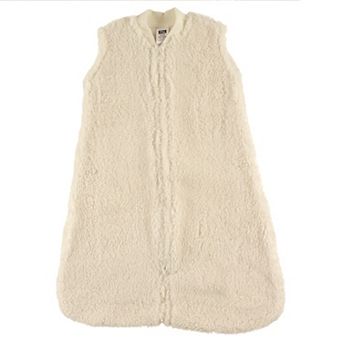 Hudson Baby Infant Plush Sleeping Bag, Sack, Blanket, Cream Faux Shearling