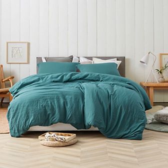 Natural Loft® Oversized Comforter - Ocean Depths Teal
