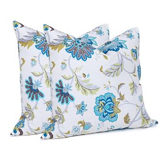 Unikome 2 Pack Indoor/Outdoor Waterproof Down Feather Pillow Insert, Decorative Throw Pillow Inserts