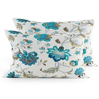 Unikome 2 Pack Indoor/Outdoor Waterproof Down Feather Pillow Insert, Decorative Throw Pillow Inserts