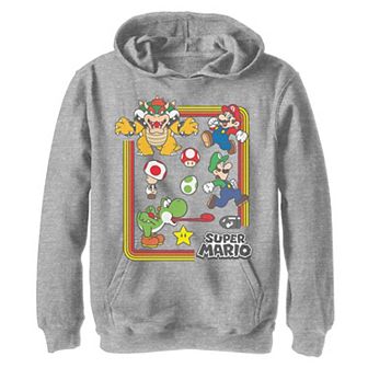 Boys 8-20 Super Mario Bros Characters Hoodie