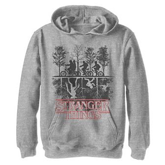Boys 8-20 Stranger Things The Upside Down Logo Hoodie