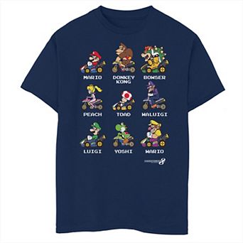 Boys 8-20 Nintendo Kart Racers Characters Figures Graphic Tee